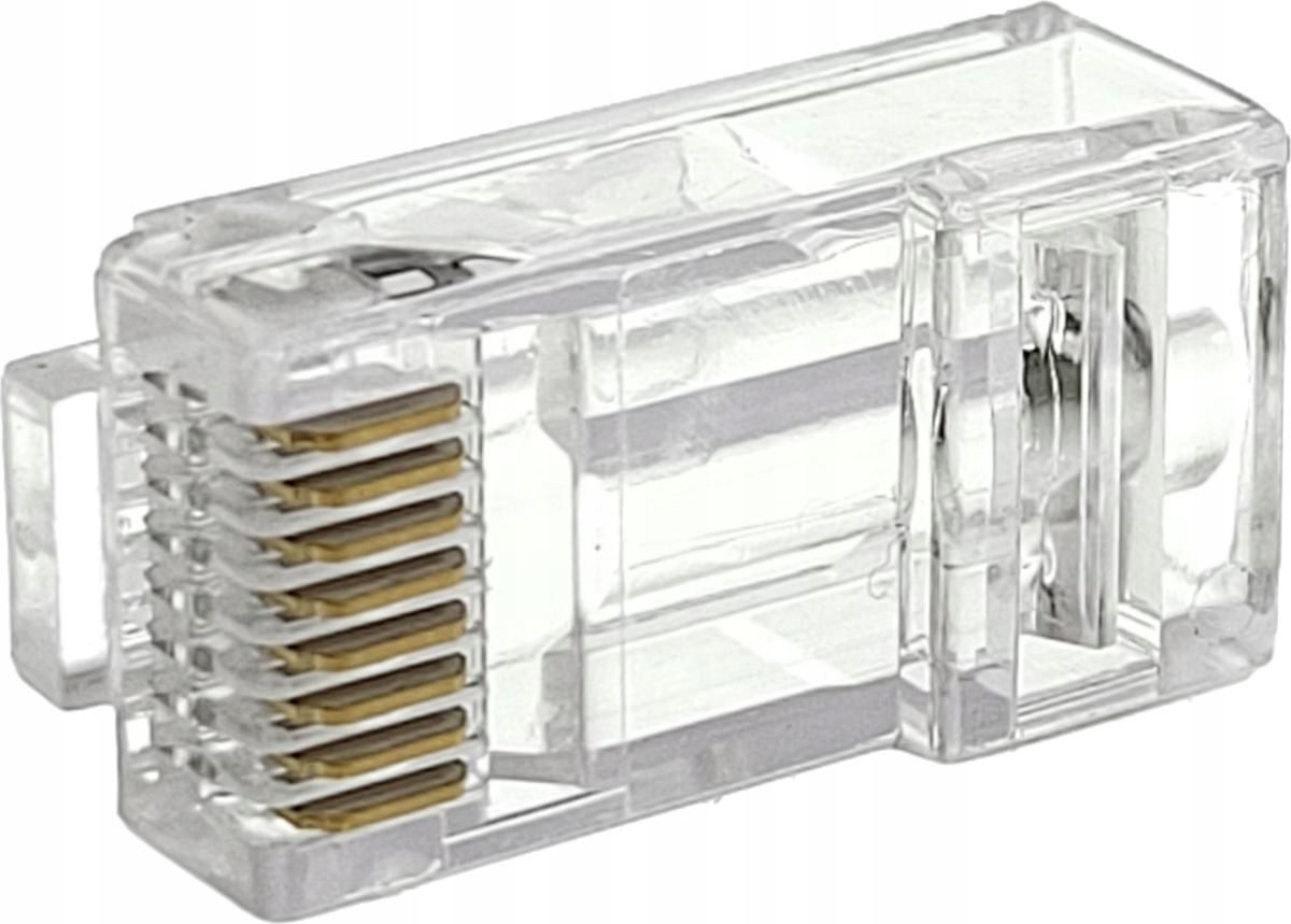 Wtyk modularny RJ45 8p8c drut kat6 przelotowy 10sz Marka Zircon