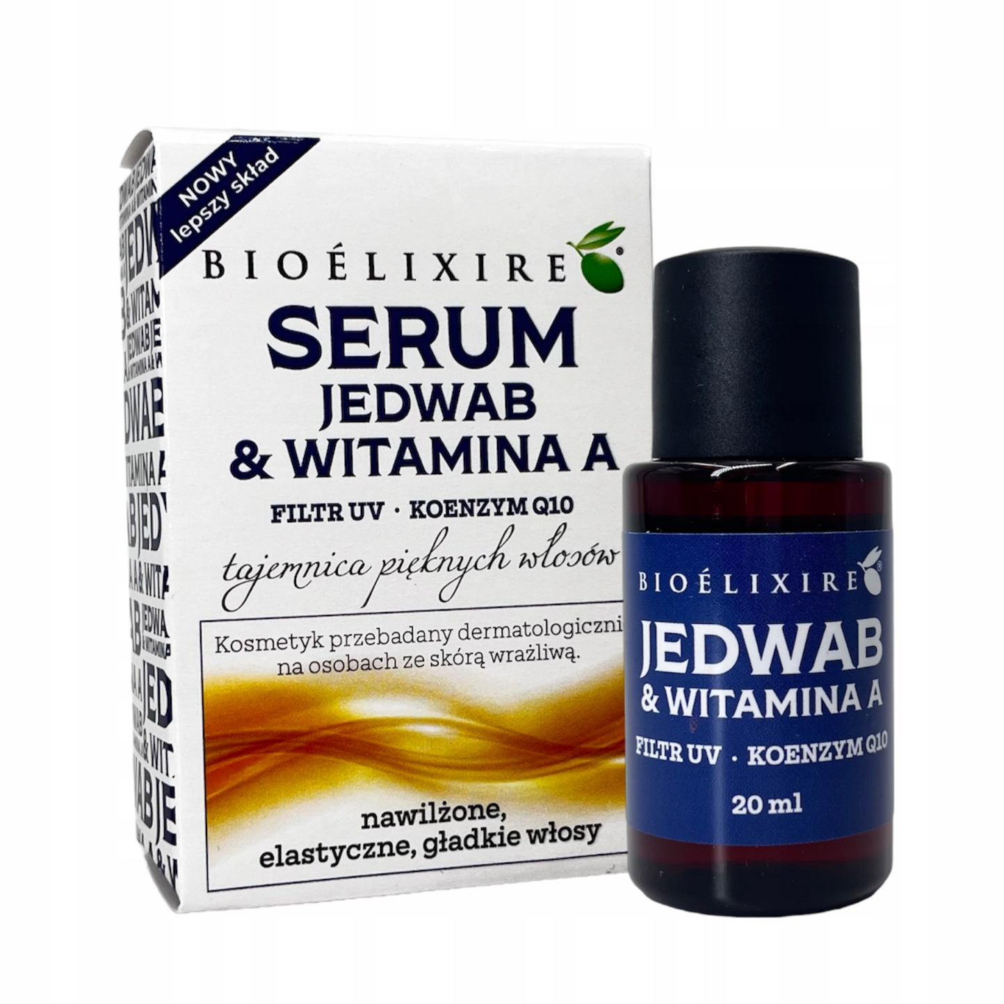 

Bioelixire Jedwab witamina A Olejek do włosów 20ml
