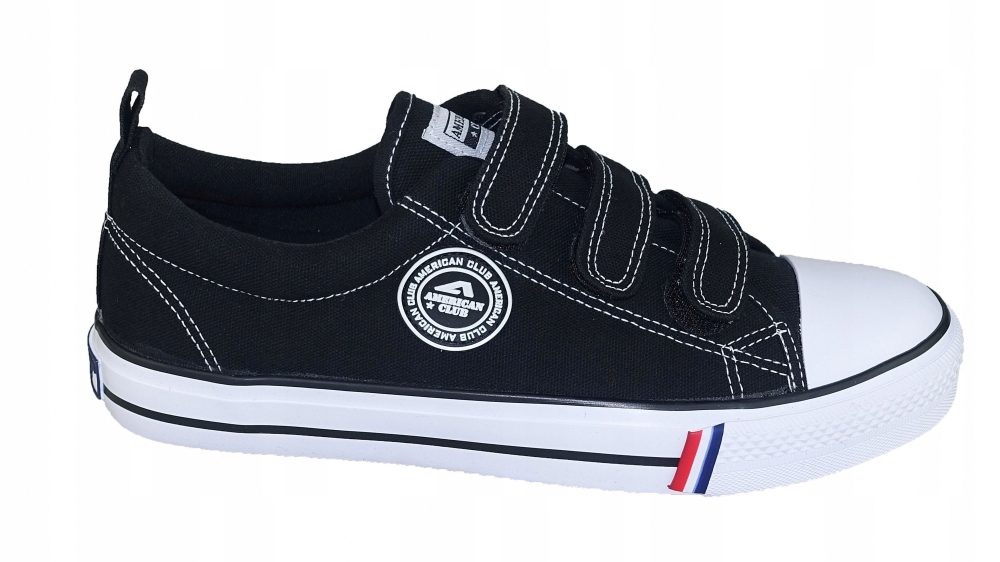 TRAMPKI CHŁOPIĘCE NA RZEPY TENISÓWKI SZKOLNE VANY Marka American Club