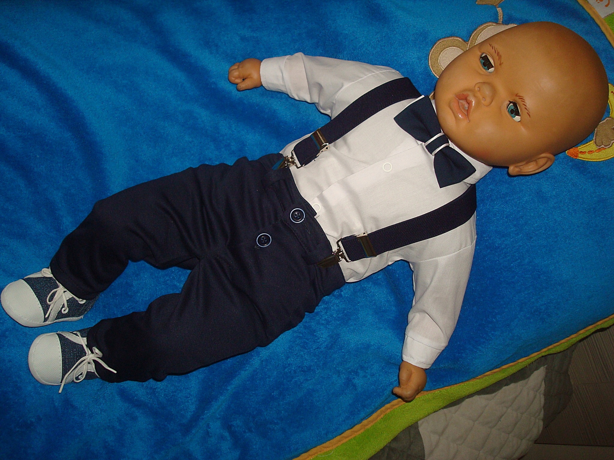 WIZYTOWE SPODNIE BAWEŁNIANE/CHRZEST/ 98 KOLORY Marka bez marki