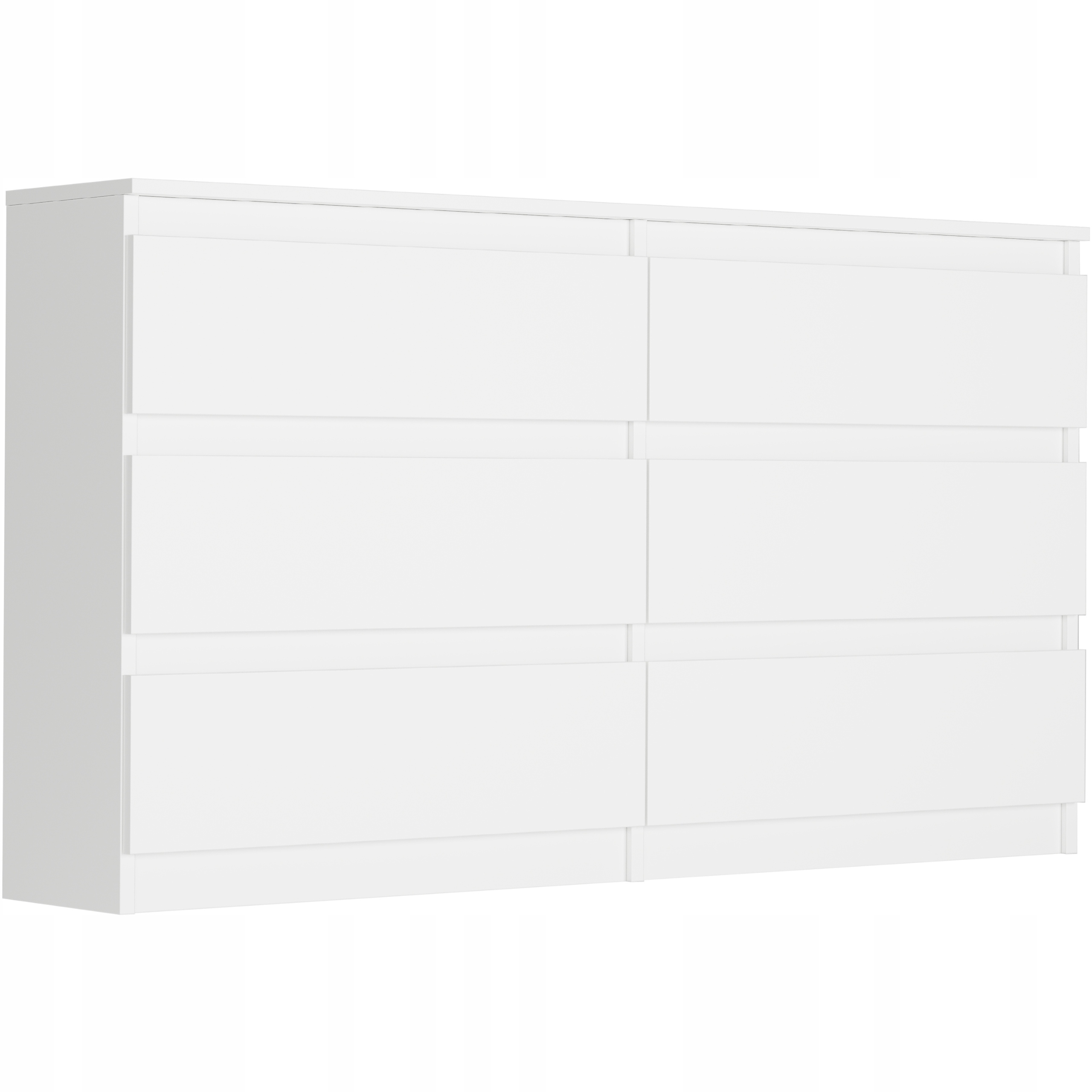 KOMODA 140 CM BIAŁA SZAFKA 6 SZUFLAD PRODUCENT PL R-140