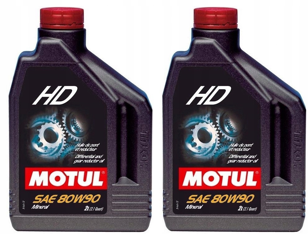 2X Motul Olej Przekładniowy Do Kardana 80W-90 Hd 1L