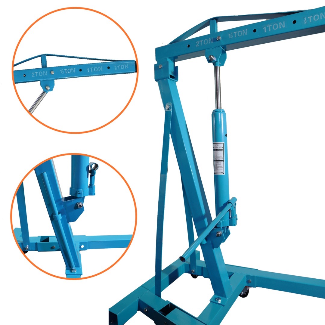 Żuraw Do Silnika Hydrauliczny 2T 2000 kg Składany Bituxx