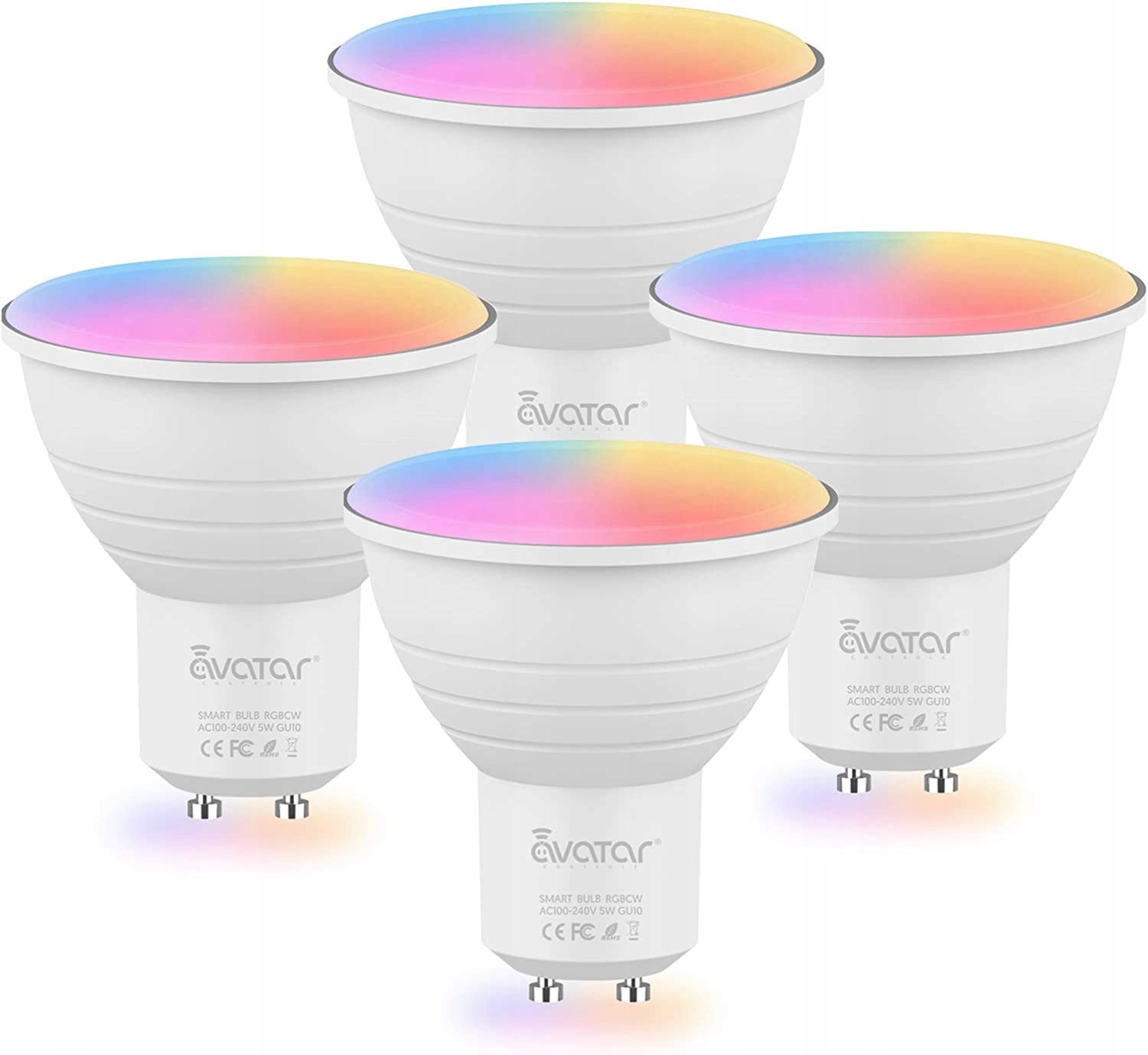 ZESTAW 4 SZT ŻARÓWKI AVATAR DREAMCOLOR GU10 SMART