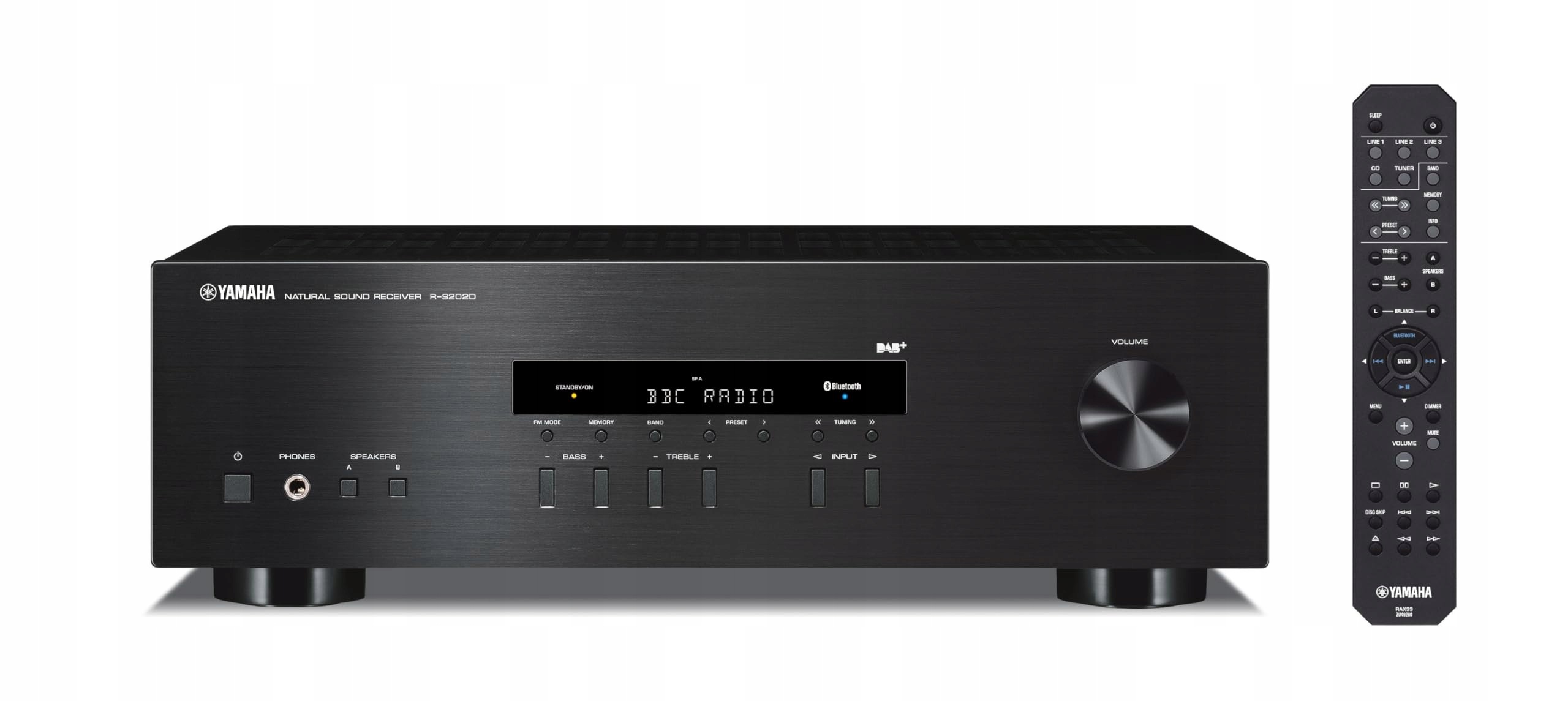 Yamaha RS202D stereo přijímač Dab, černý