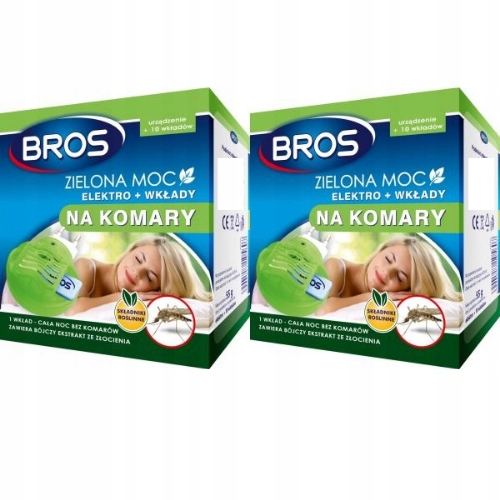 

Elektrofumigator Na Komary Wkłady Bros Zielona Moc