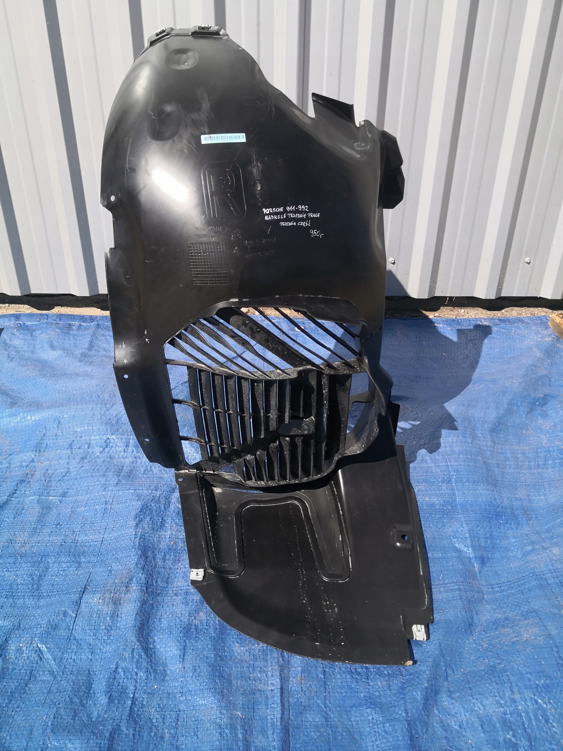 PORSCHE 911 992 NADKOLE PRZEDNIE PRAWE PRZÓD