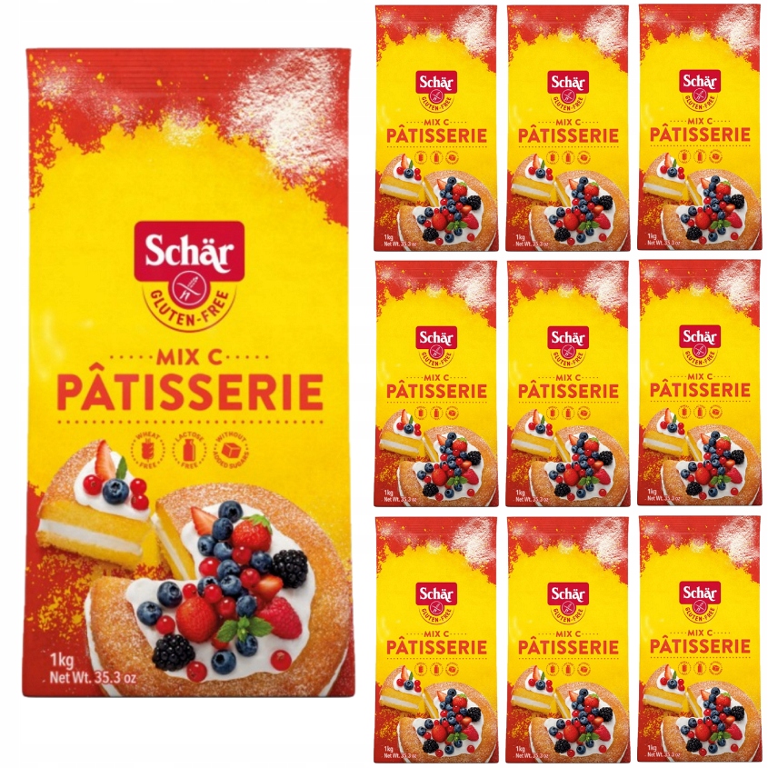 10 x Schar bezlepková mouka na koláče MIX C 1 kg
