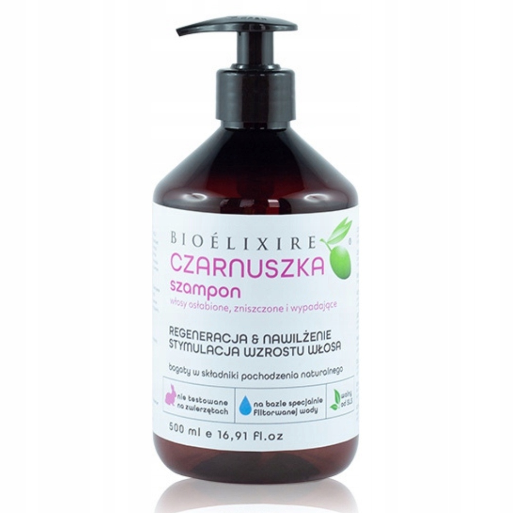 

Bioelixire Szampon Regenerujący Czarnuszka 500ML