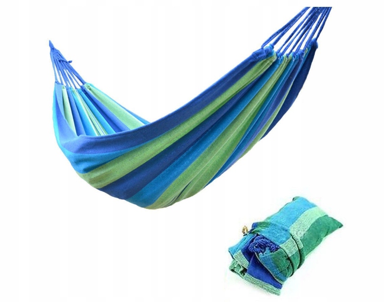 RB38 DUŻY HAMAK DWUOSOBOWY XXXL OGRODOWY linki + ETUI