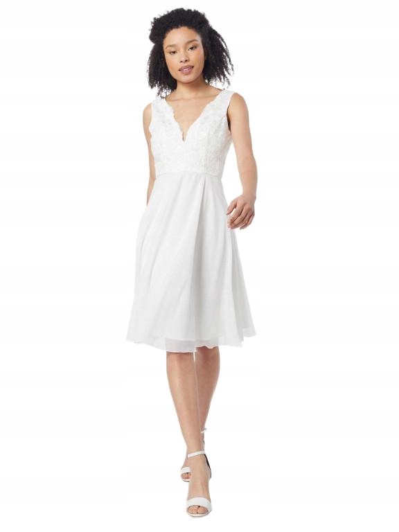 Chichi London Svatební Šaty Mini Flitry Odhalená Záda 40 Szm 40