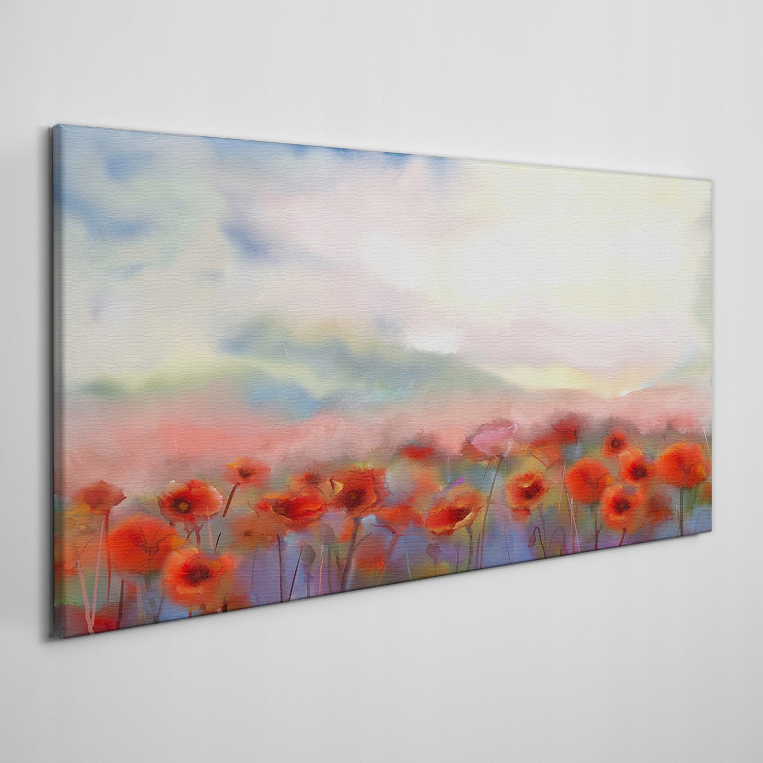 

Obraz na płótnie na ramie Kwiaty maki 100x50 cm