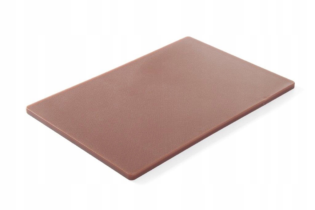 

Hendi Deska do krojenia Haccp 450x300 mm brązowa