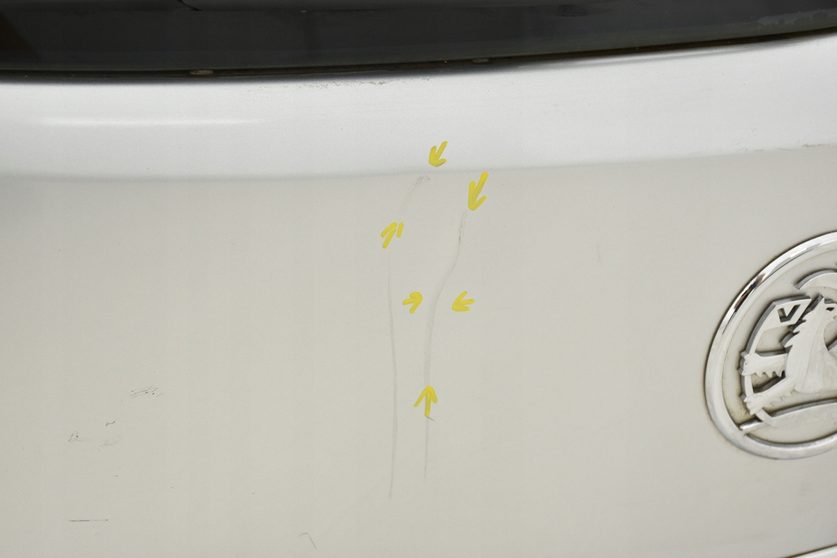 boot doors rear part OPEL CORSA D 3D