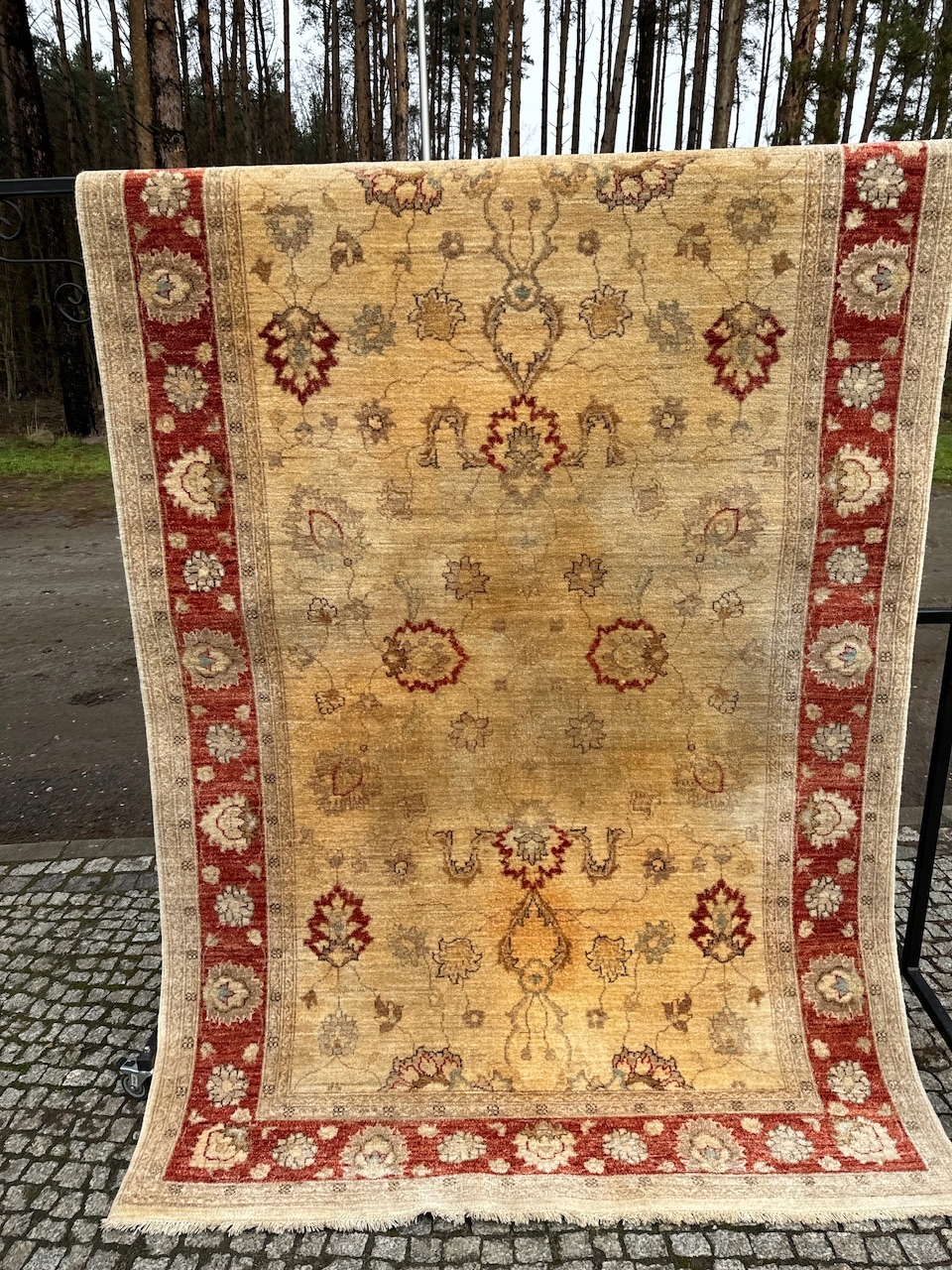 VINTAGE RASOVÁ R.TKANY KOBEREC PAKISTAN ZIEGLER 255x170 cm galéria 9 tis.