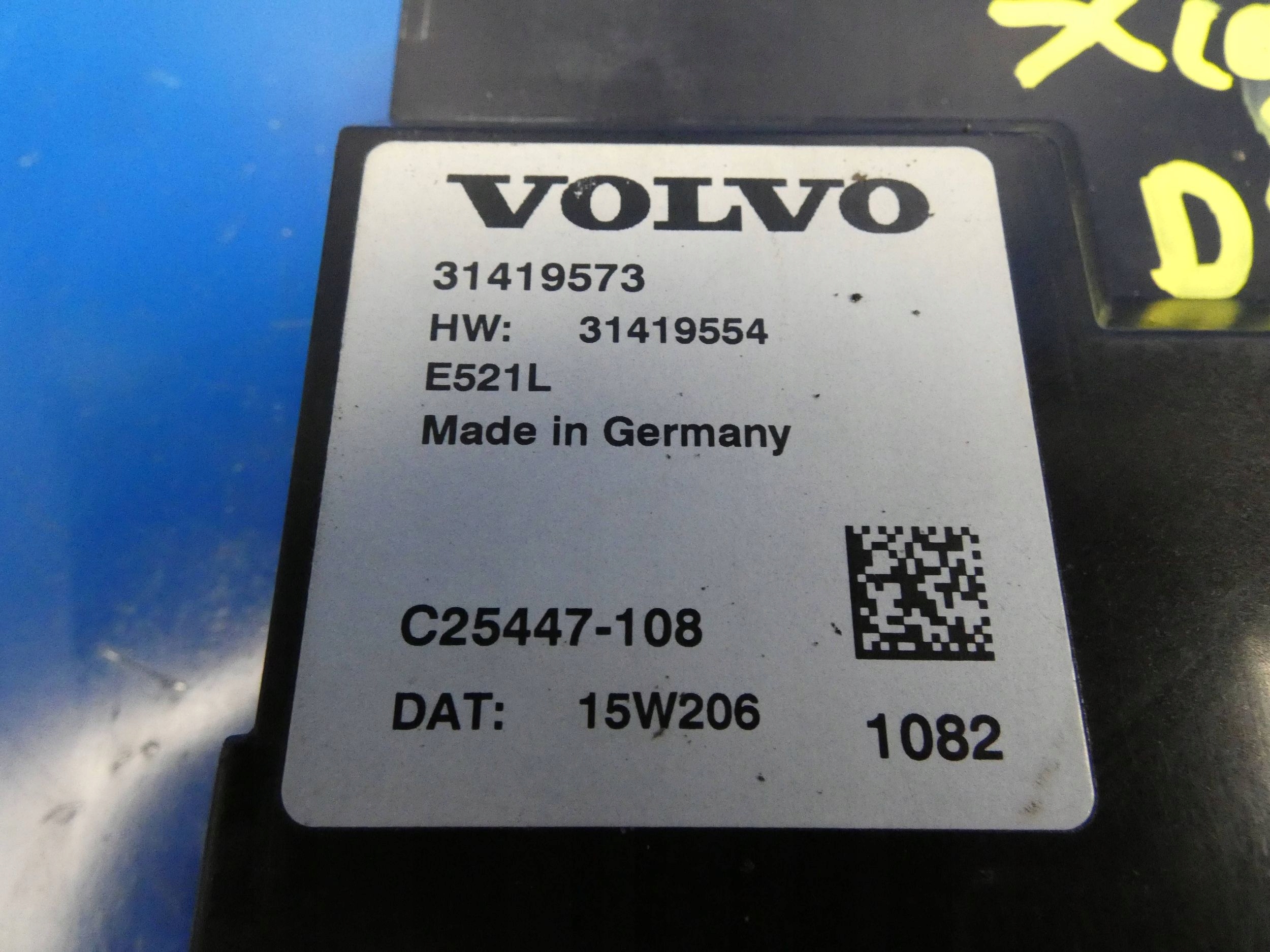 VOLVO XC90 II XC60 II module control unit bonnet boot
