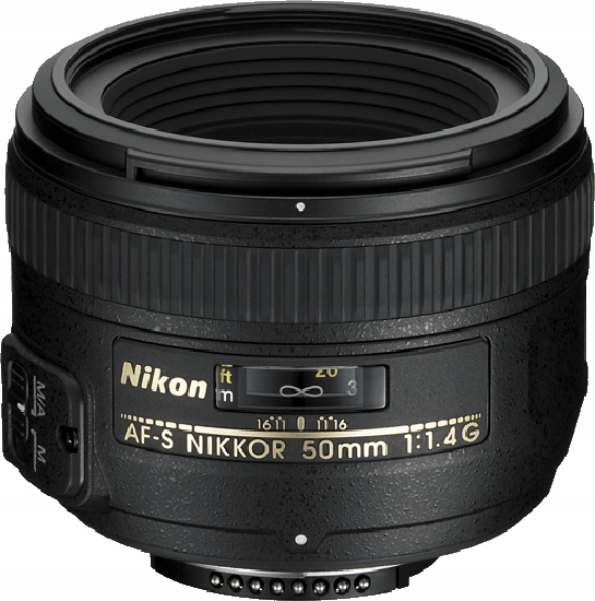 Nikon F Nikkor objektiv 50 mm f/1.4G Af-s