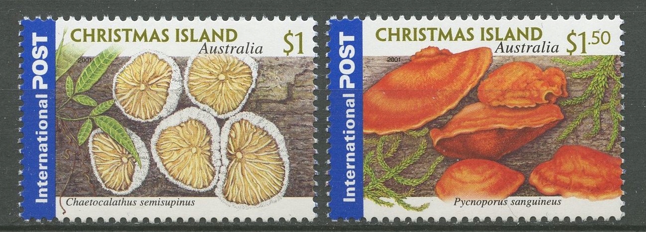 Christmas Islands** Mi. 481-82 Grzyby
