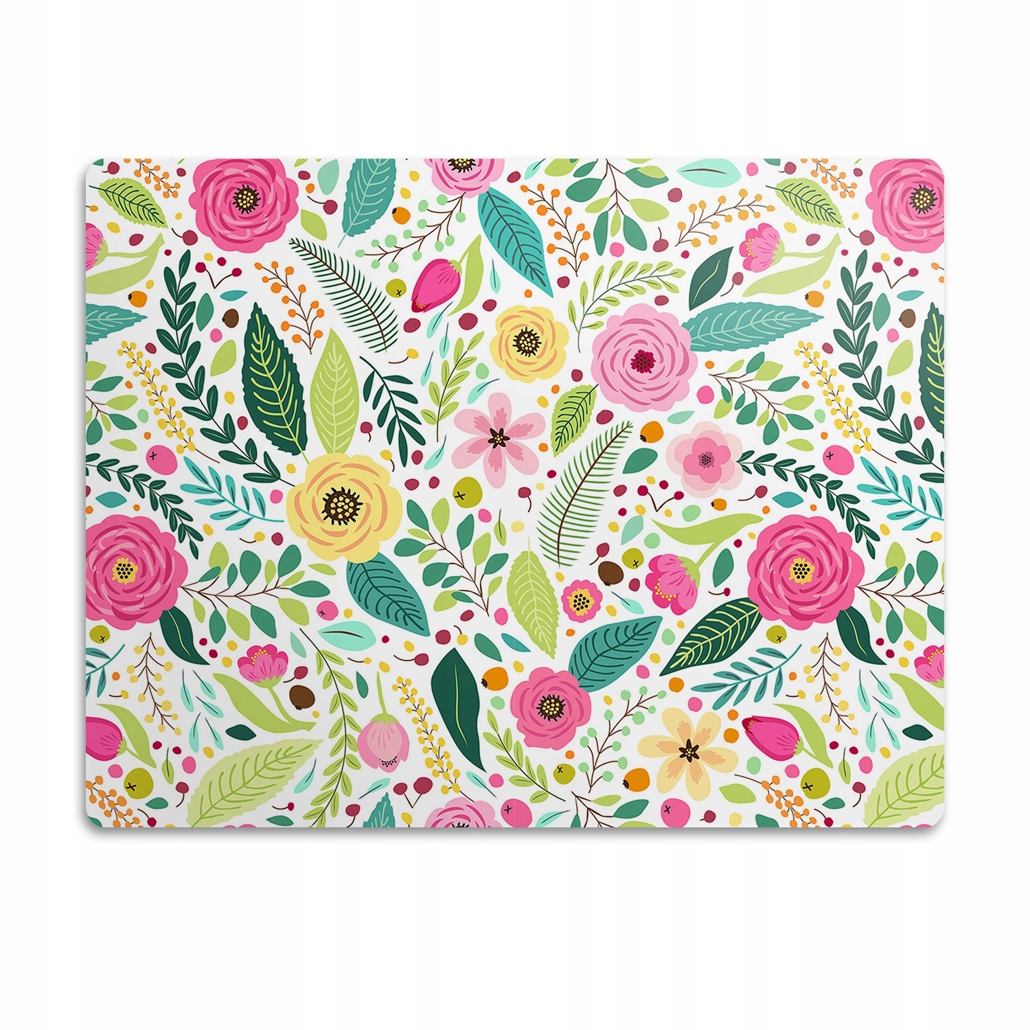 Levně Pro psa kočku podložka pod misku Jarní květiny 90x60