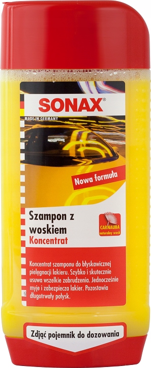 

Sonax Szampon Z Woskiem Do Mycia Koncentrat 500ML