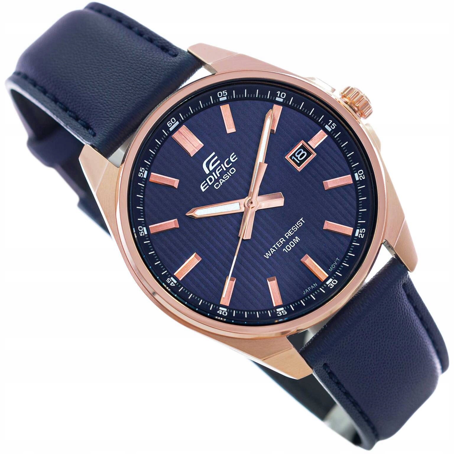 Pánské hodinky Casio EFV-150CL-2AVUEF Edifice modré s řemínkem a Datumovka