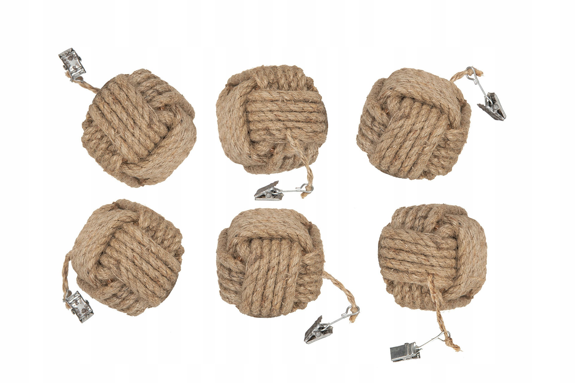 OBCIĄŻNIKI DO OBRUSU STYL BOHO k. naturalny juta