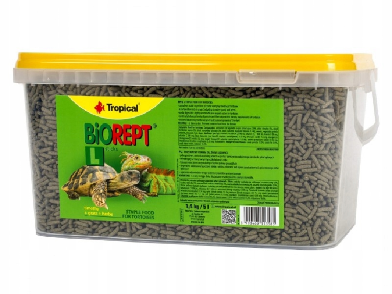 Levně Tropical Biorept L. krmivo pro suchozemskou želvu 5L/1,4kg