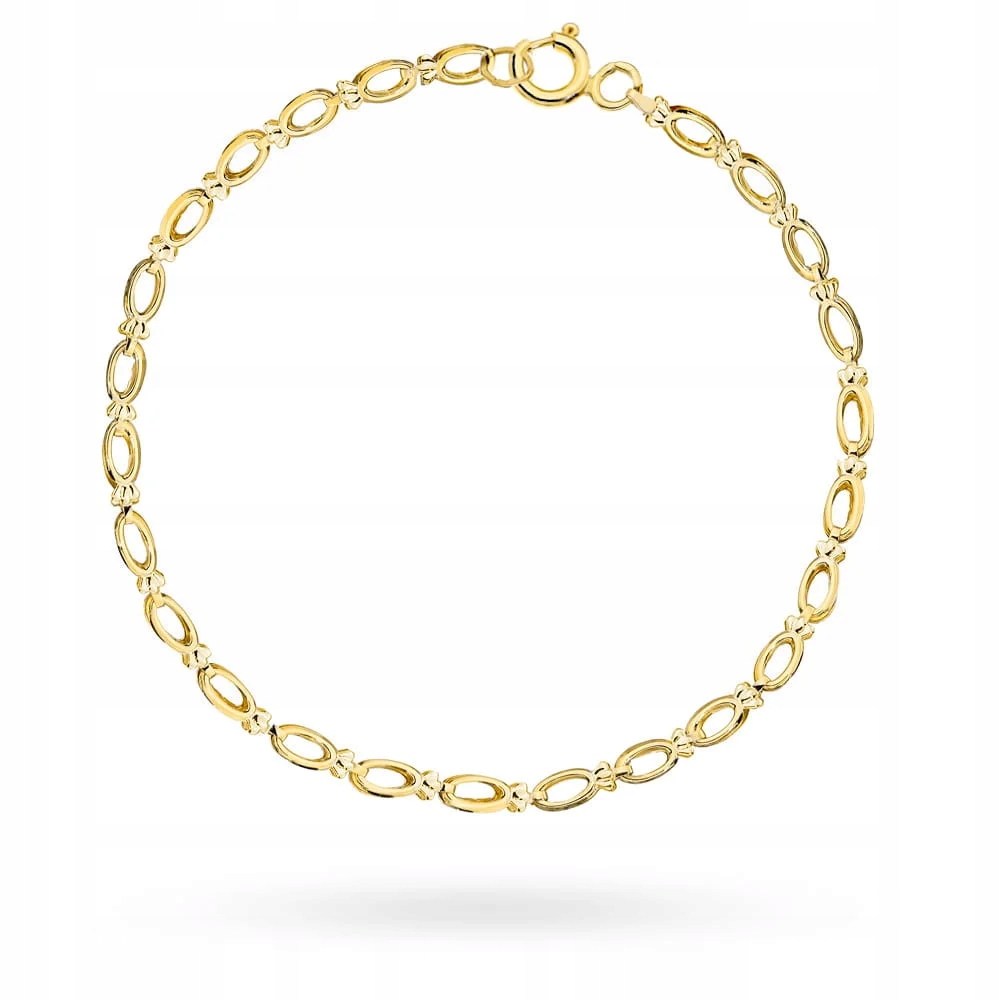 Zlatý náramek 585, elegantní prvky jako dárek a pro každou příležitost