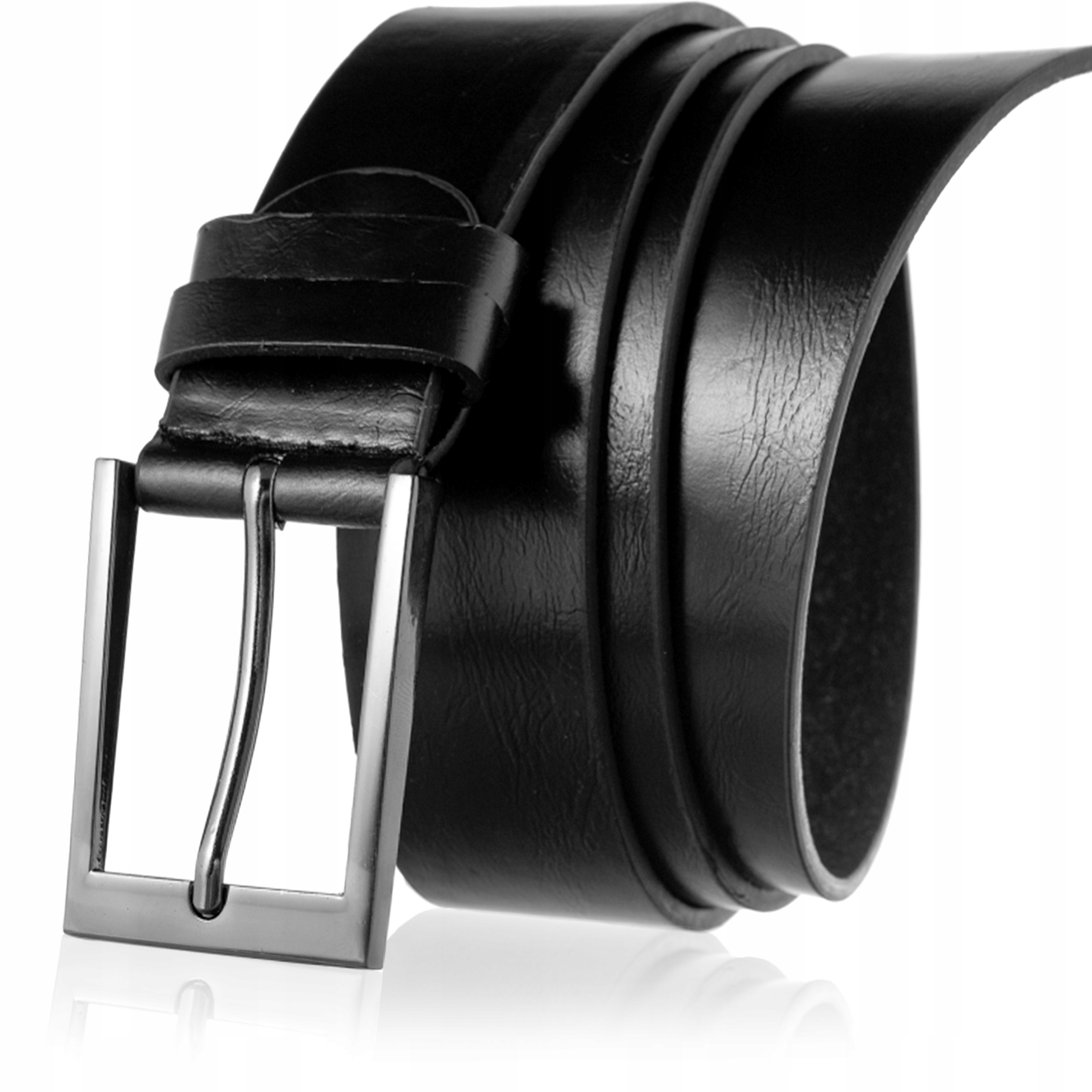 

Mocny Pasek Męski Do Spodni Skórzany BOM-P2 110cm