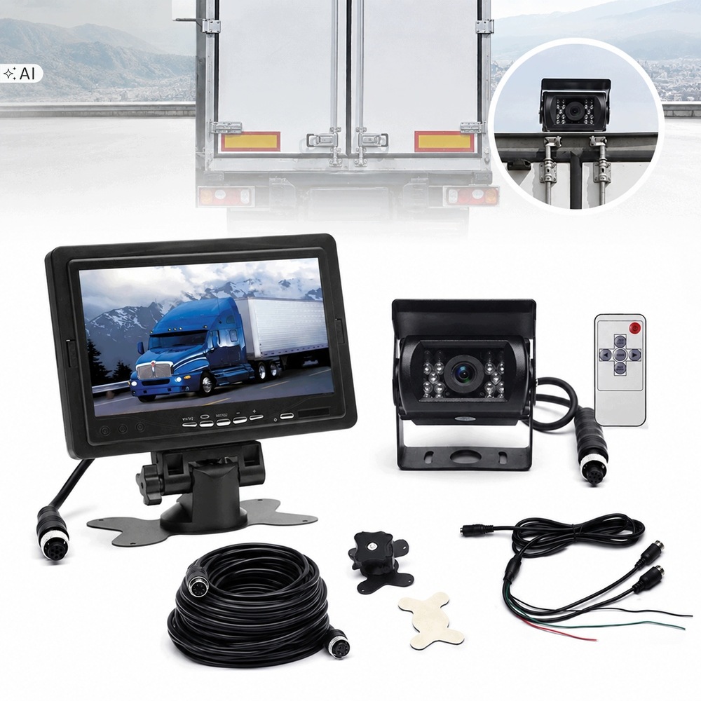 Couvací Kamera Monitor 7KAMION Bus 10 m 12V/24V Držák