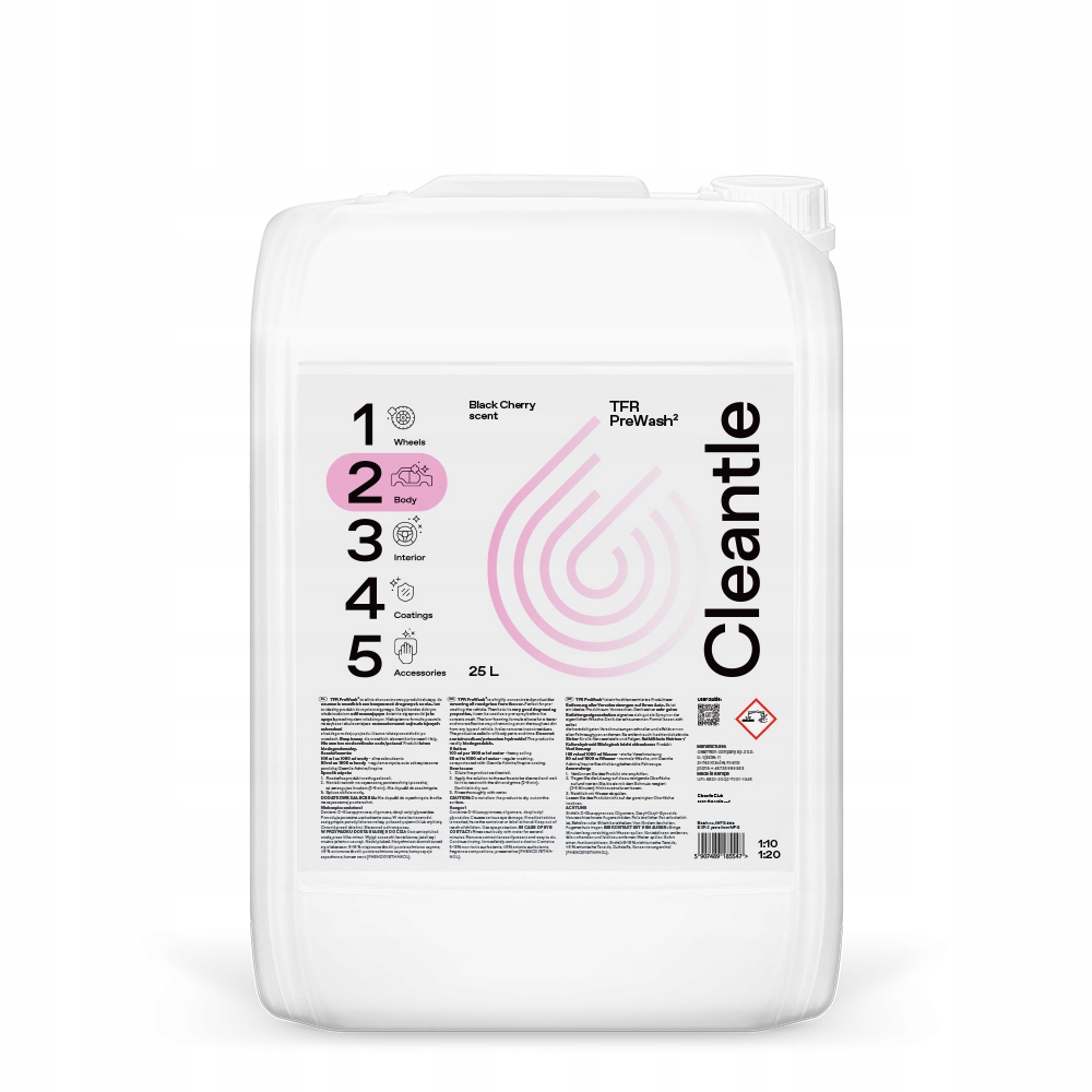 Cleantle Tfr PreWash2 25L – produkt na predumývanie