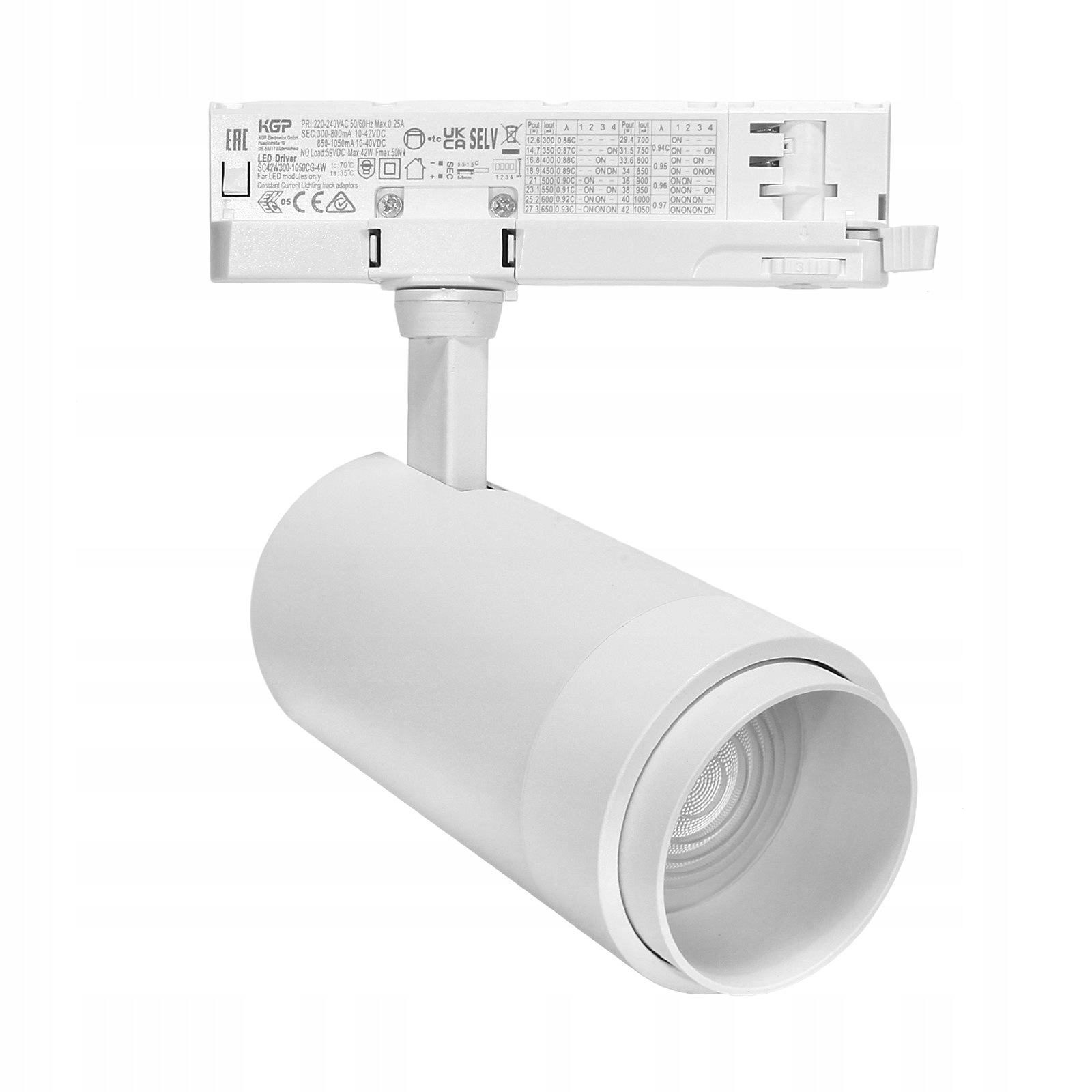 Domeno 3-fázová Led kolejnicová lampa 30 W 4000 K 2940 lm bílá