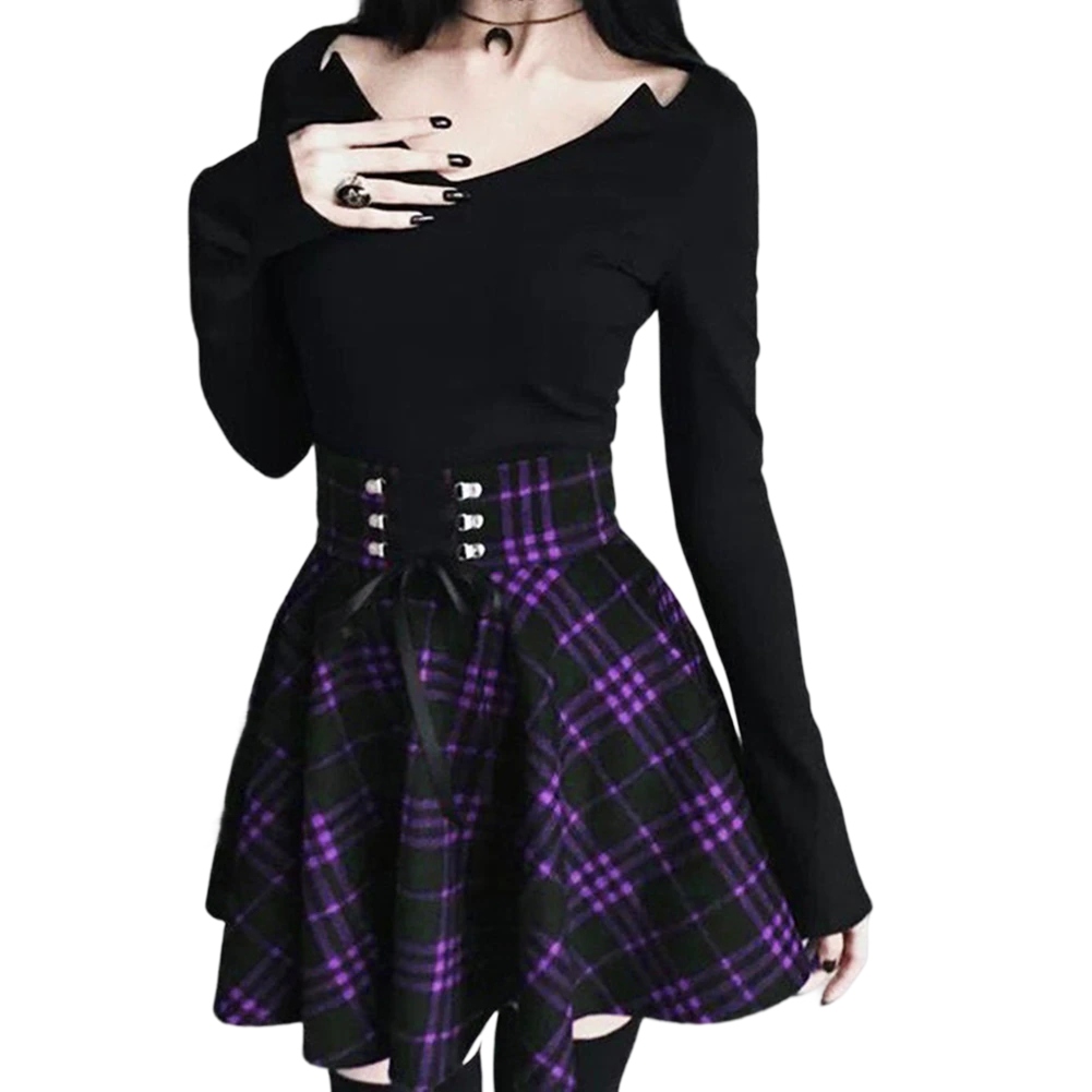 Dámská sukně s vysokým pasem L