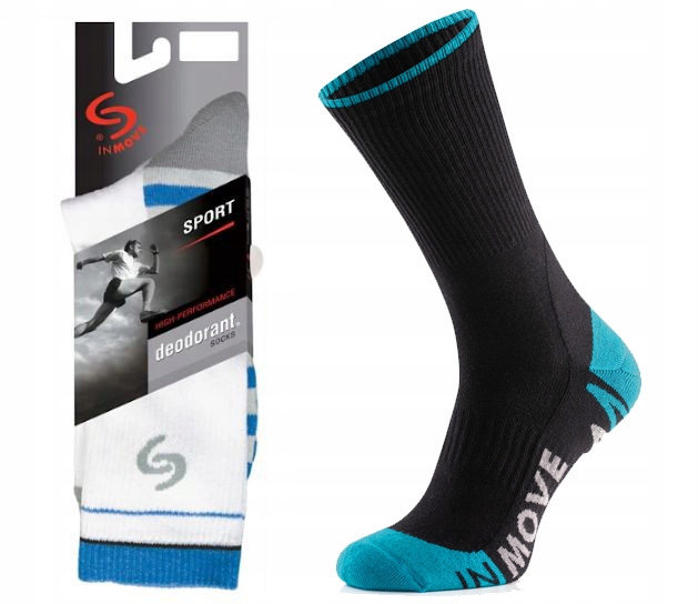 

Wygodne skarpety InMove Sport Antygrzybicze cn4446