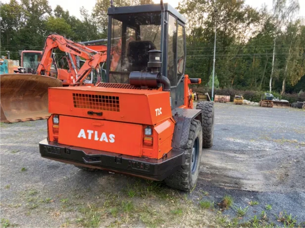 NAKLEJKI NAKLEJKA koparka ładowarka ATLAS 72C Producent części inny