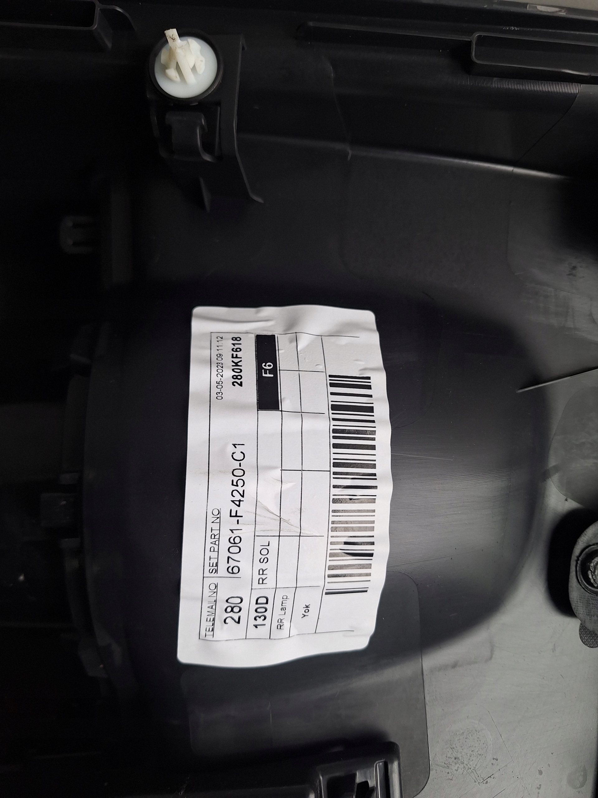 TOYOTA CH-R II 23-> side upholstery left rear part