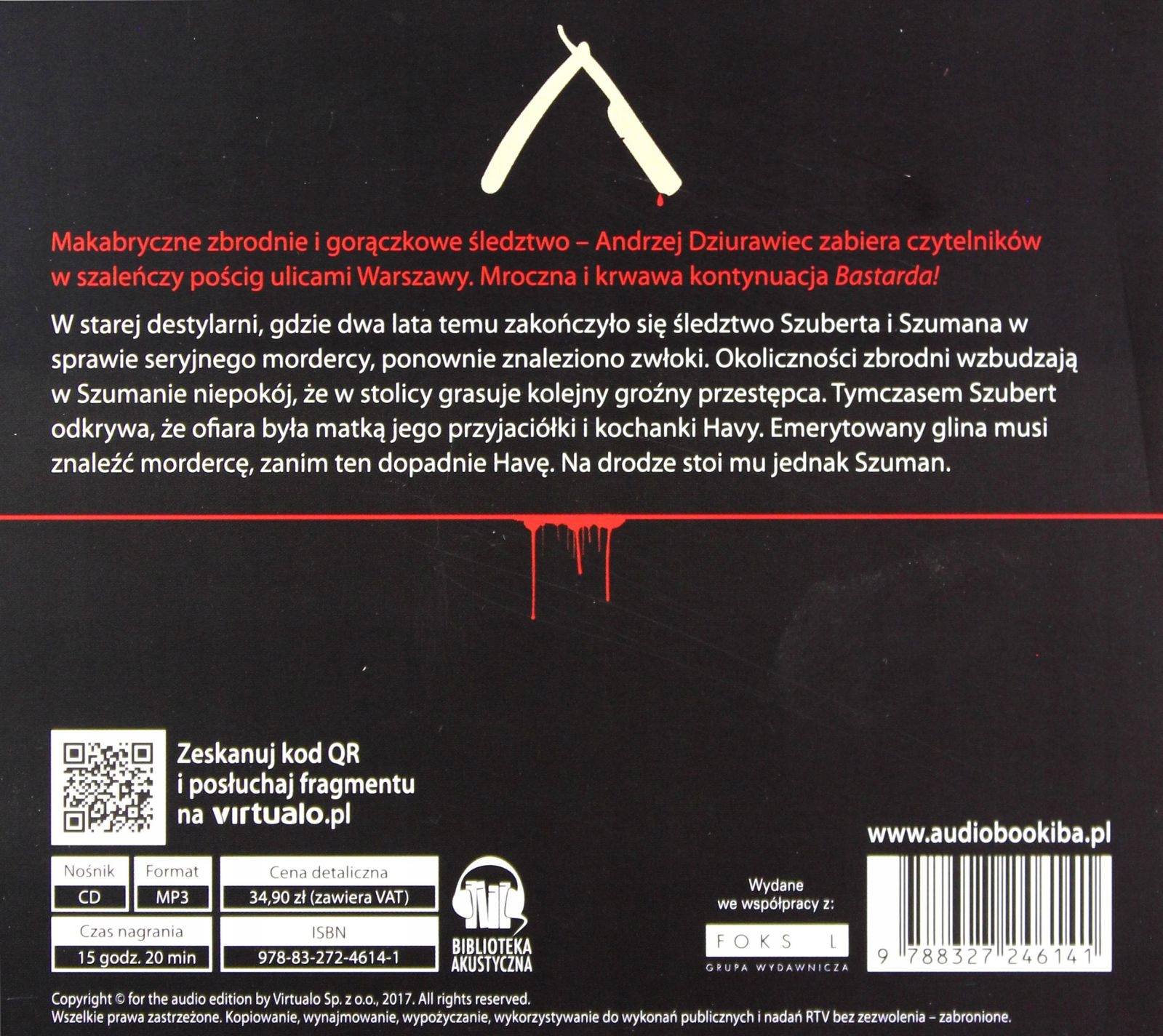 FESTIWAL - ANDRZEJ DZIURAWIEC [AUDIOBOOK] Stan opakowania oryginalne