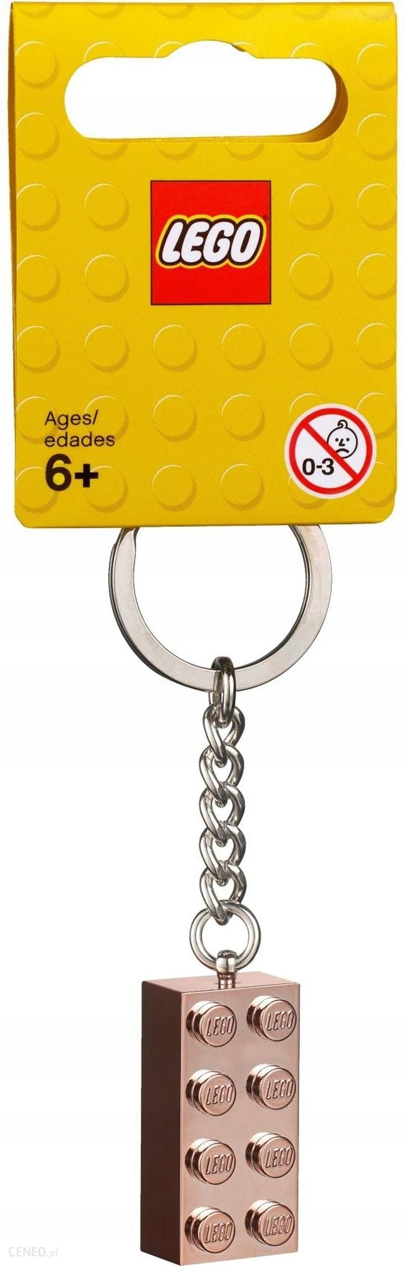 Brelok Lego Brick 4x2 Złoty róż 853793 2018 Rok!