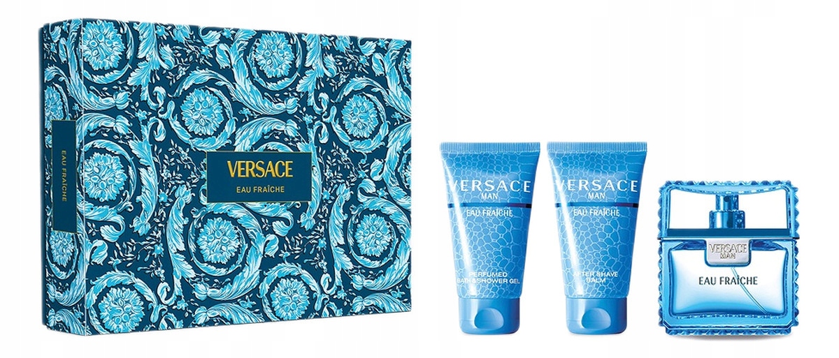 Versace Man Eau Fraiche Sada voda sprchový gel balzám po holení