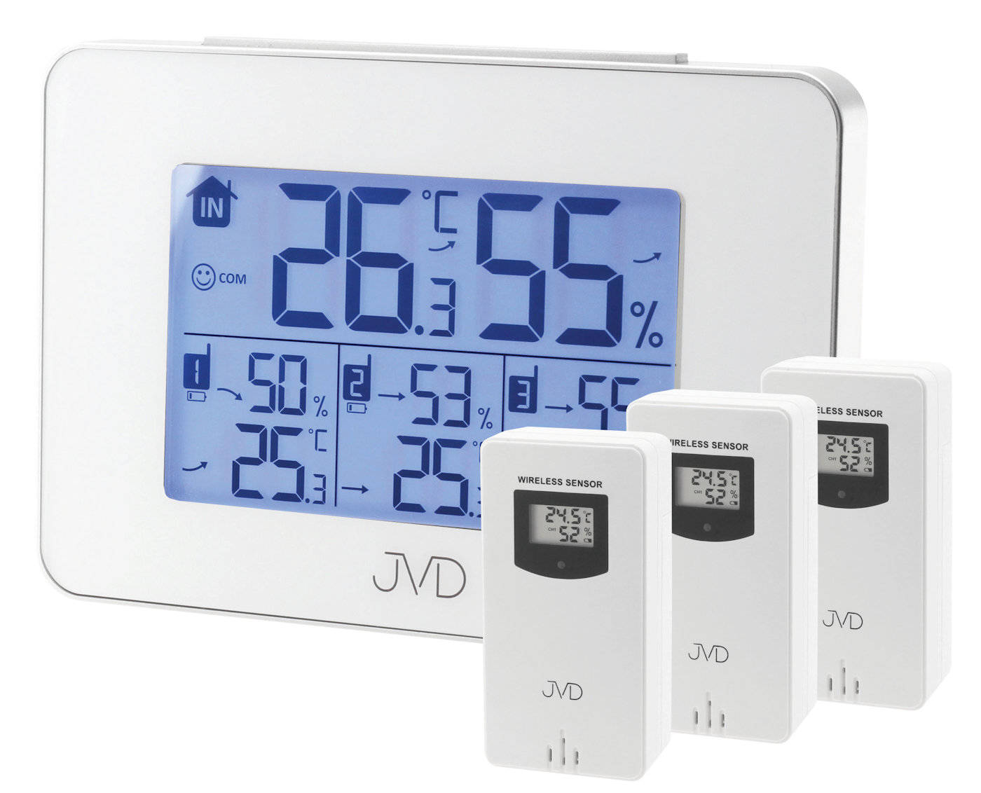 Teploměr Jvd T3364.1, Tři Sondy S Maximálním Výkonem