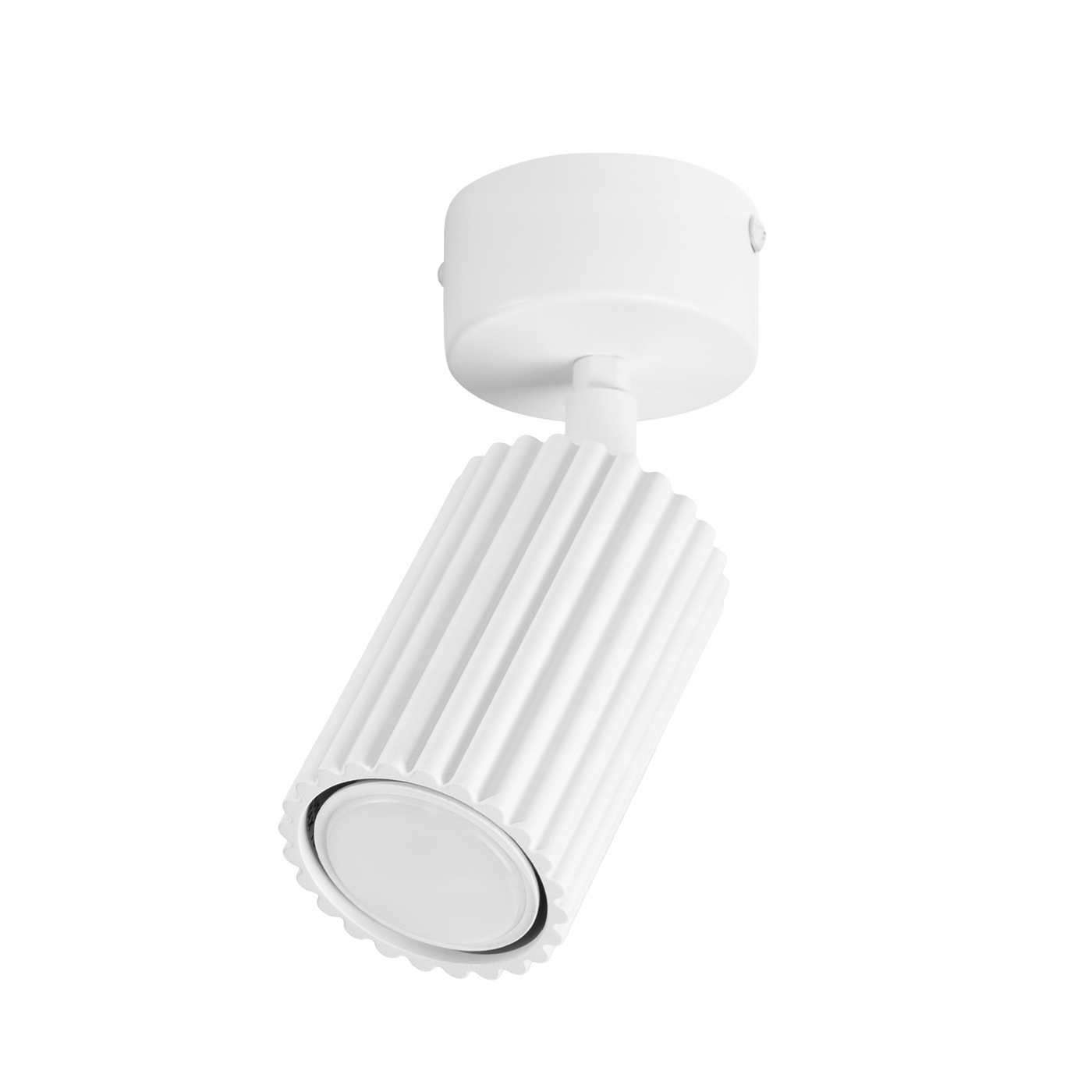 Plafon Karbon 1 biały nowoczesny aluminiowy do salonu i jadalni Sollux led
