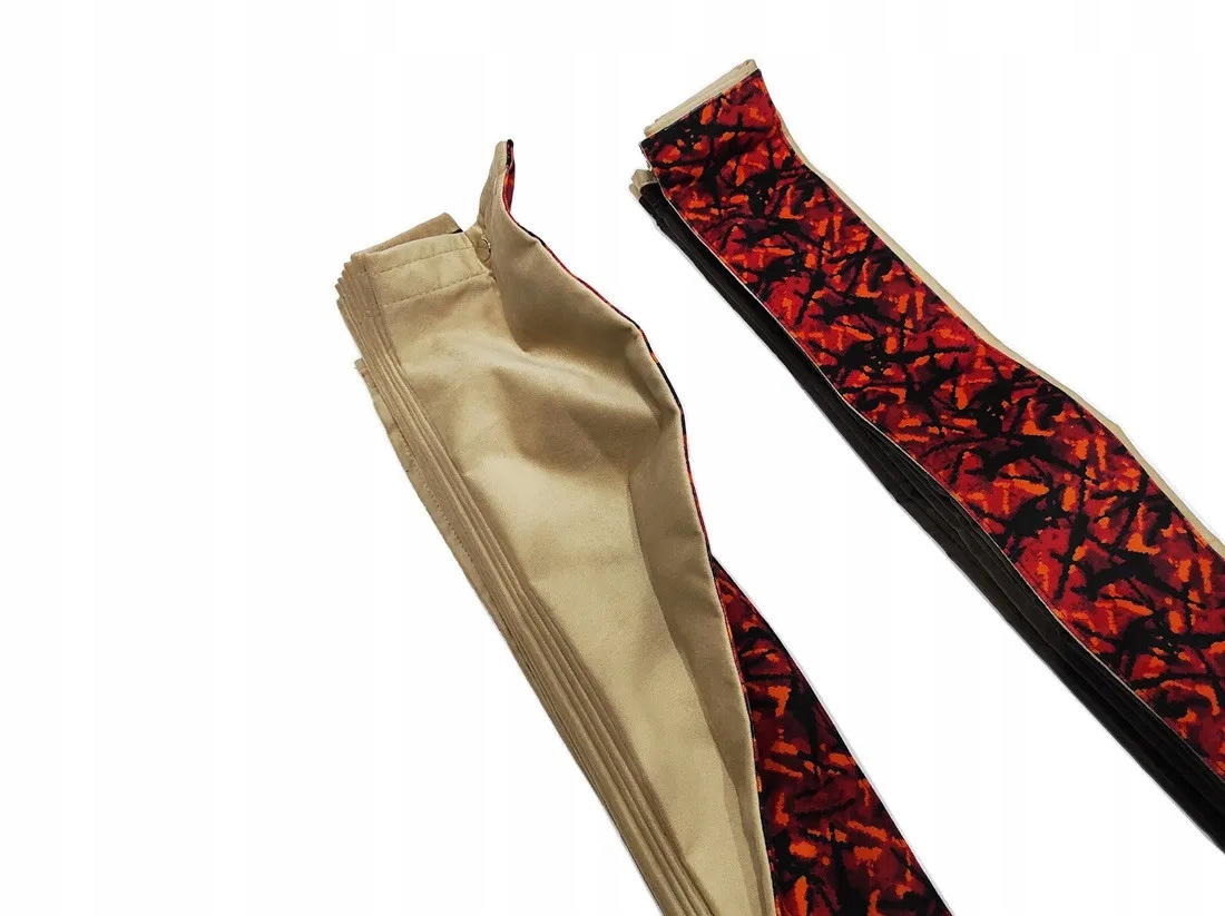 ZASŁONY PLISOWANE DWUWARSTWOWE CZERWONY PLUSZ NADRUK Producent inny