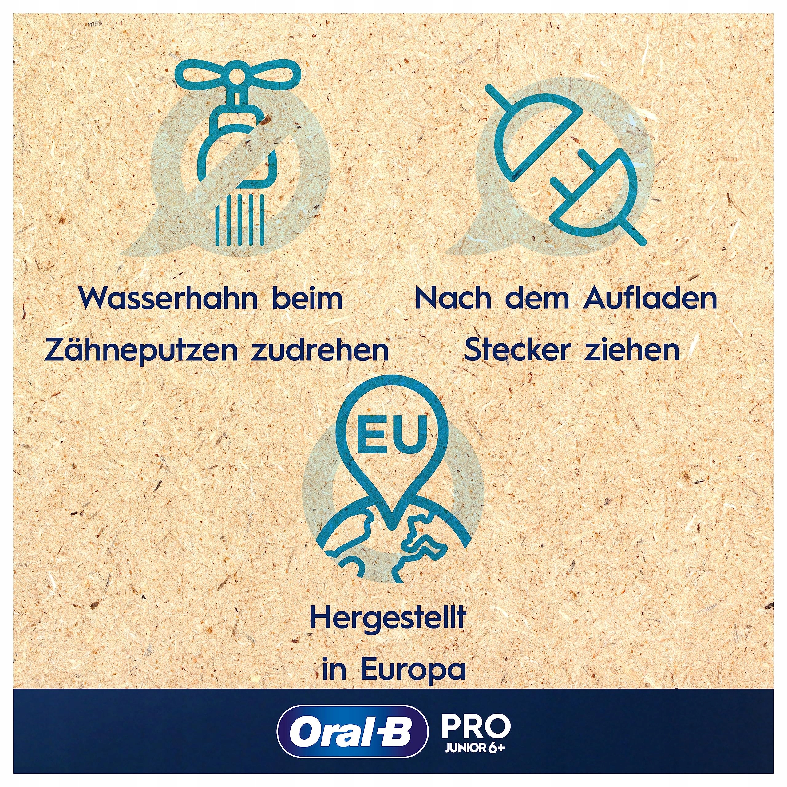 Oral-B Pro Junior elektryczna szczoteczka do zębów Fioletowa — miniatura 8
