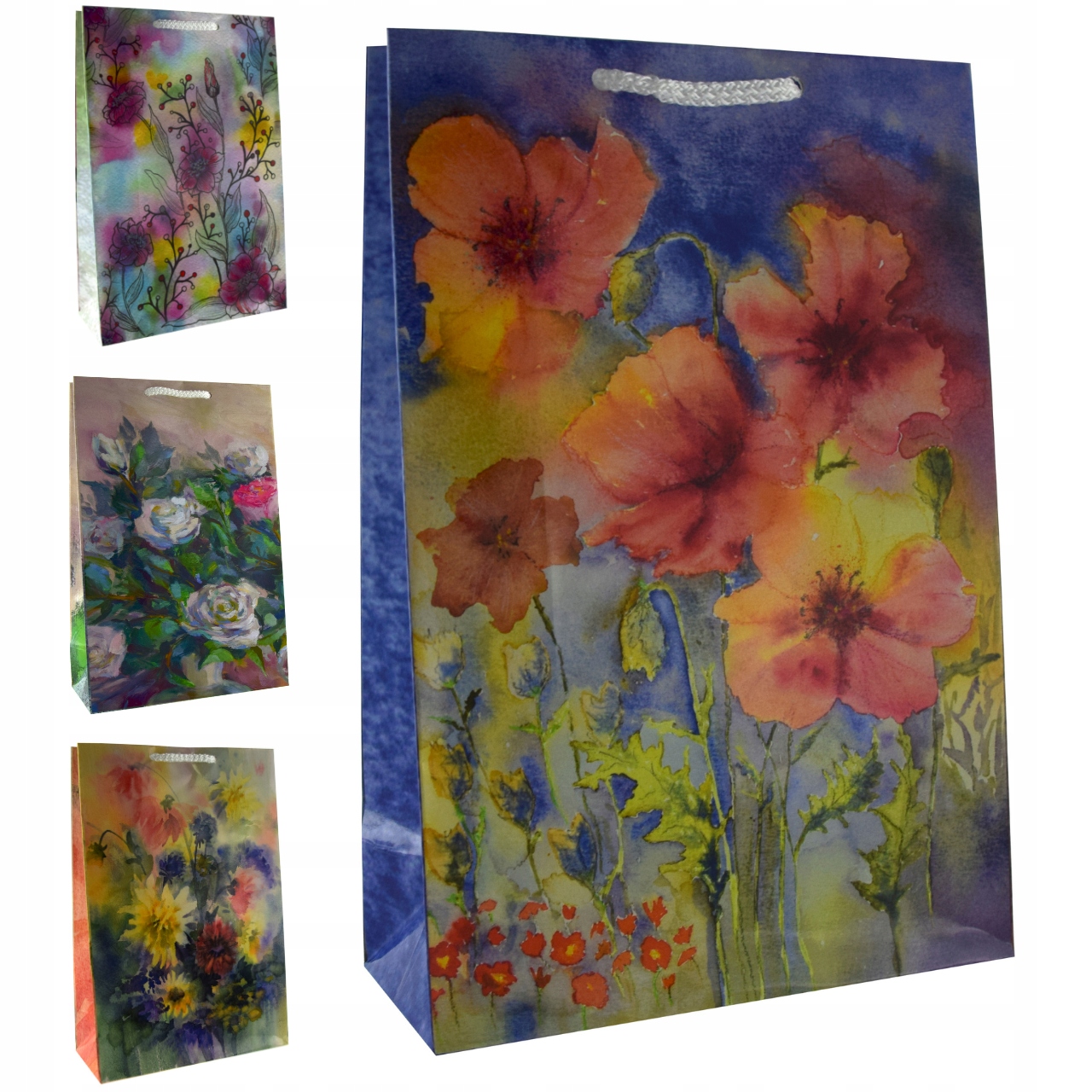 

Torby ozdobne na urodziny 16x7x25cm torebki 10szt