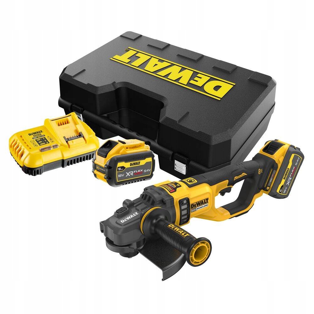 DeWALT DCG460X2 Akumulátorová Úhlová Bruska 230 mm 54V 2X9/3Ah 3000W