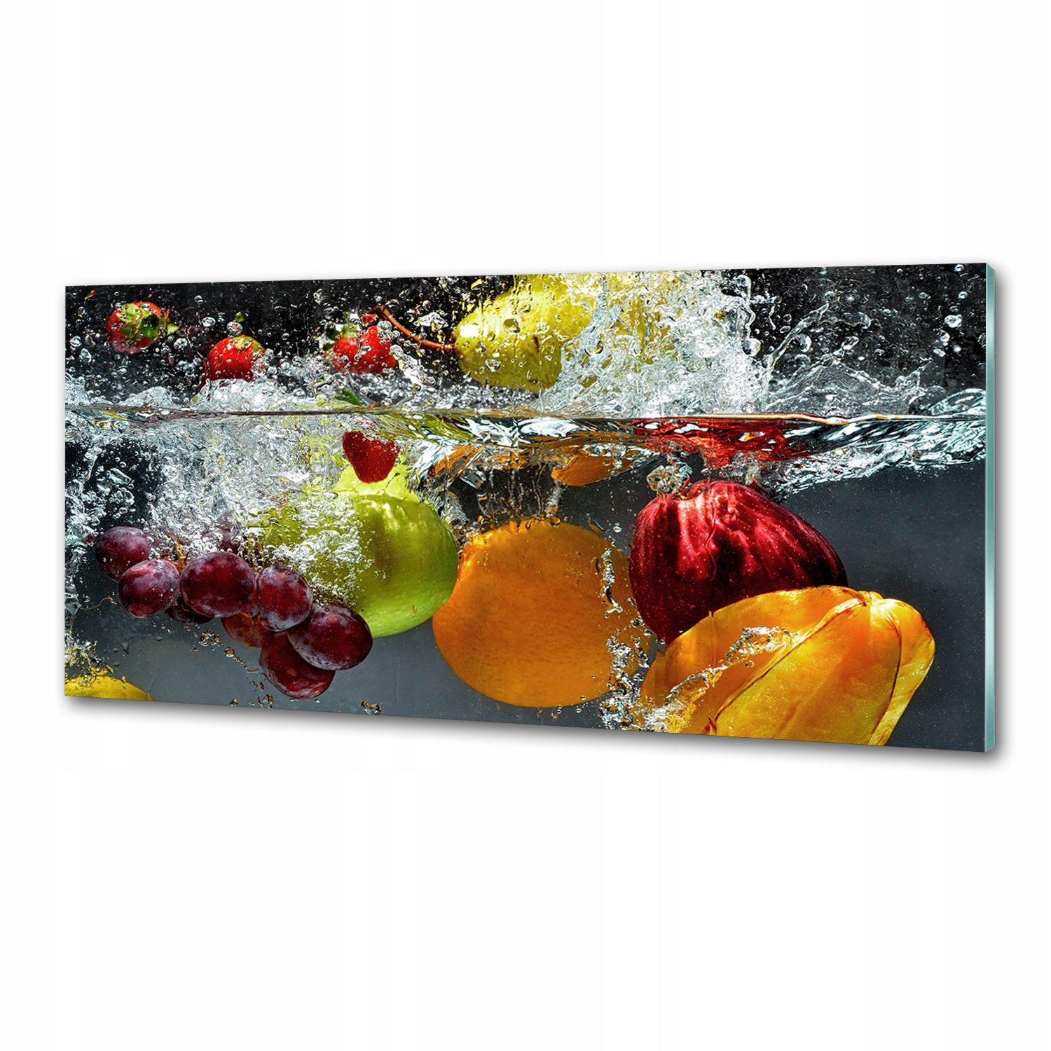 Panel do kuchyne Ovocie a zelenina 125 x 50 cm Lepidlo