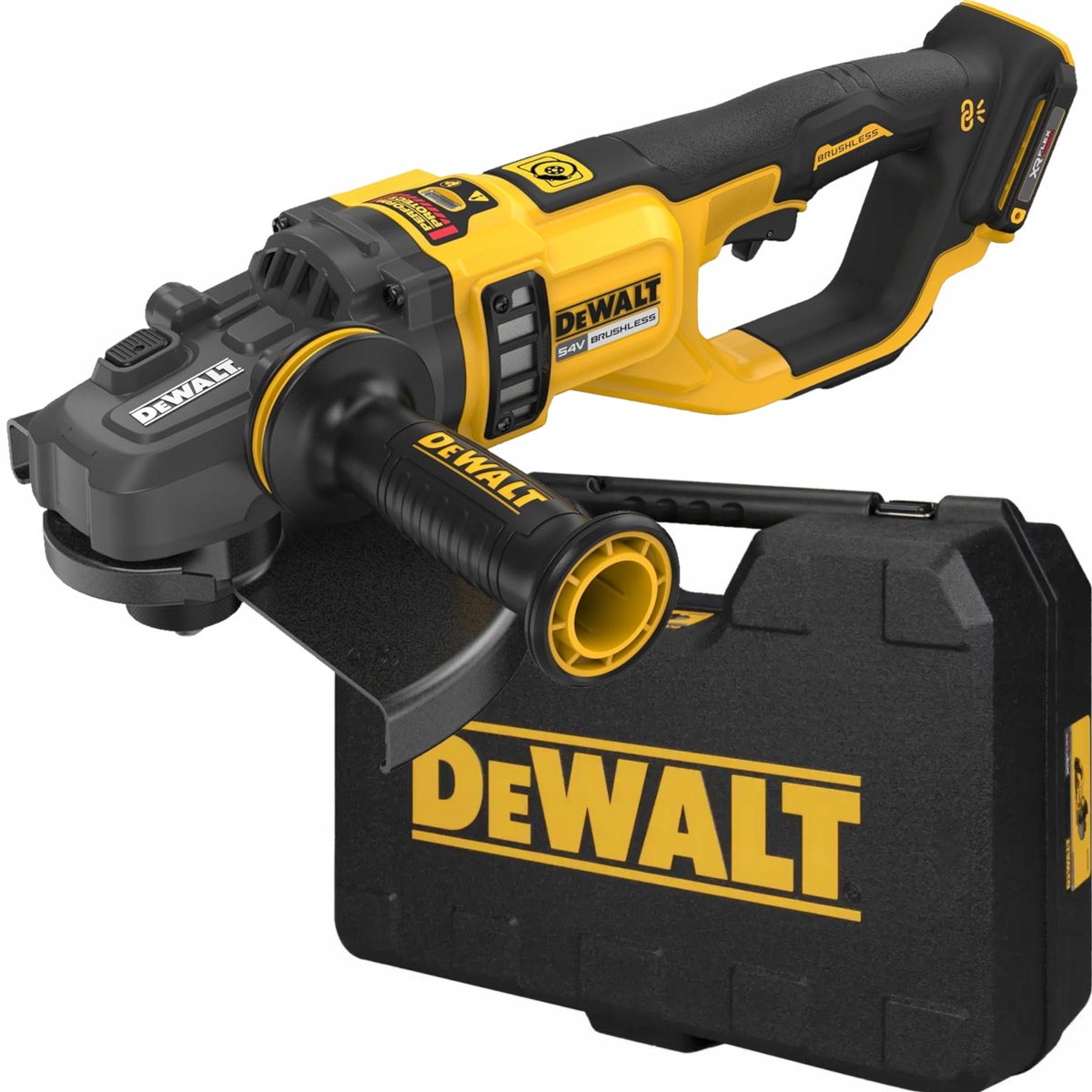 Akumulatorowa Bezszczotkowa Szlifierka Kątowa 230mm 54V DeWALT Xr DCG460NK