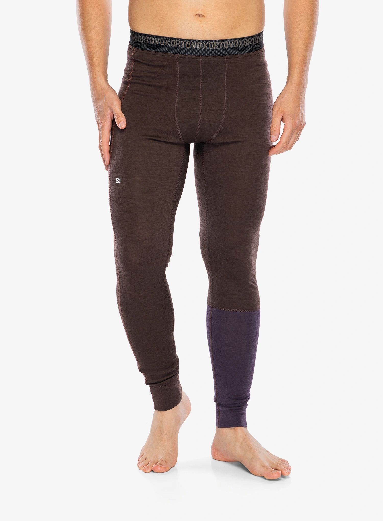 Termoaktivní legíny Ortovox 185 Rock N Wool Long Pants tmavě šedé S