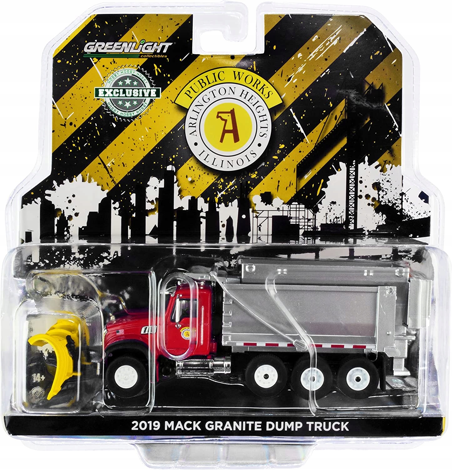 Greenlight 2019 Mack Granite Dump Sn Spreader 1:64
