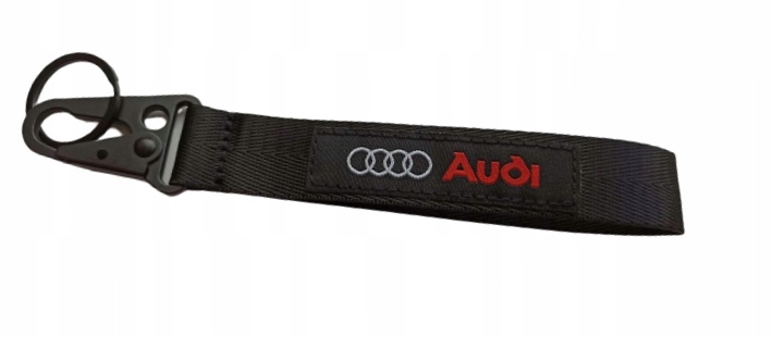 Audi Smycz Smyczka Do Kluczy Brelok Breloczek Czarna 20 cm